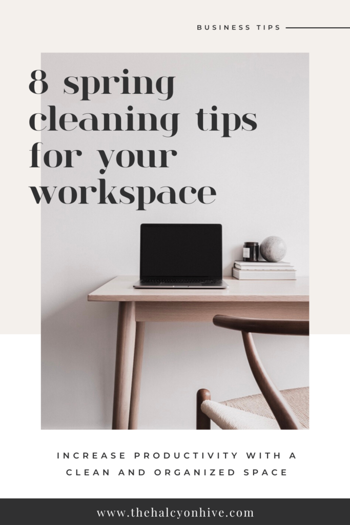 Increase Productivity with These Spring Cleaning Tips for Your Workspace